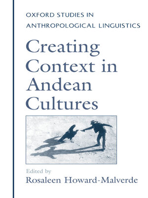 cover image of Creating Context in Andean Cultures